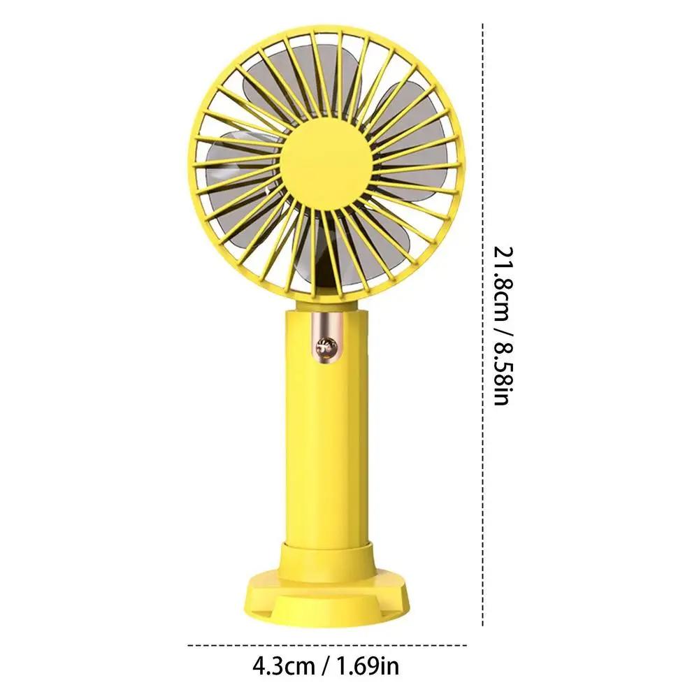 

Портативный мини-вентилятор, 3 скорости, перезаряжаемый портативный настольный охлаждающий вентилятор, электрический вентилятор, идеальный портативный вентилятор для путешествий, кемпинга, лагеря жёлтый