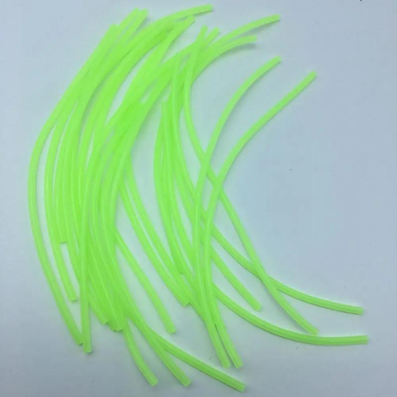 

20pcs/lot Rubber hose Fishing balance tube Anti winding Noctilucent Super bright fishing Sea fishing Pesca connector Accessory A small diameter package