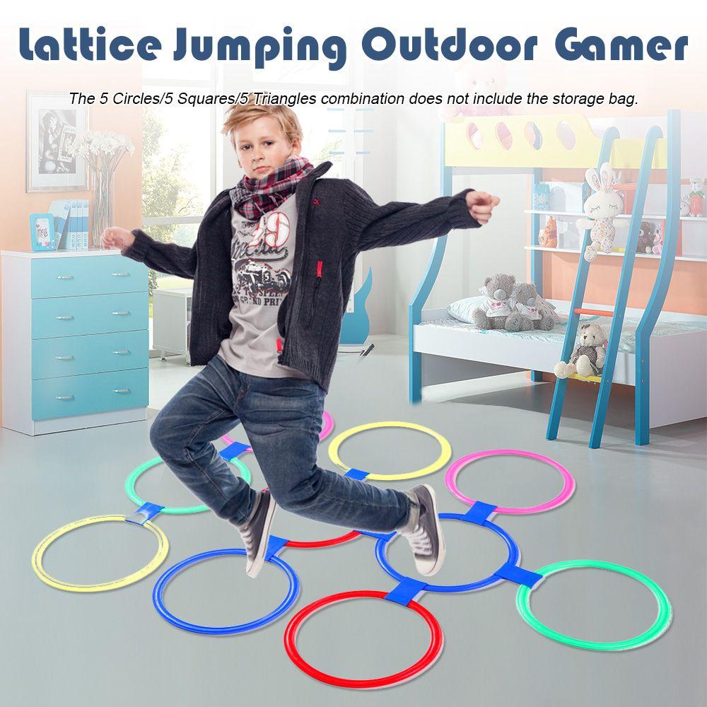 Sale Indoor Carnival Game Outdoor Sensory Play Kids Sports Hopscotch Outdoor Toys Jump Circle Ring