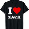 Red Heart I Love Zach T-Shirt