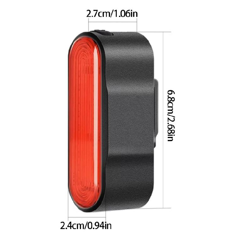 Road Bikes Security Light Rechargeable Bicycles Light Night Cycling Tail Light for Mountain Bikes & Commuters