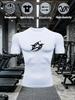 Men's High-Stretch Gym Compression T-Shirt with Quick-Dry & Breathable Fabric Casual Training Top