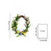 Штучний Великодній Декоративний Вінок, Зелений, З Натуральним Відчуттям