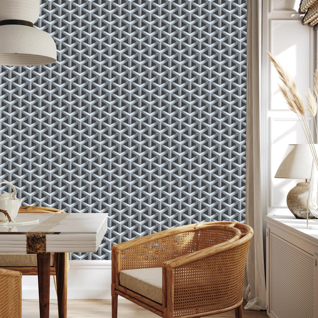 Wallpaper Modern Geometric Pattern for Living Room and Bedroom 50x1000