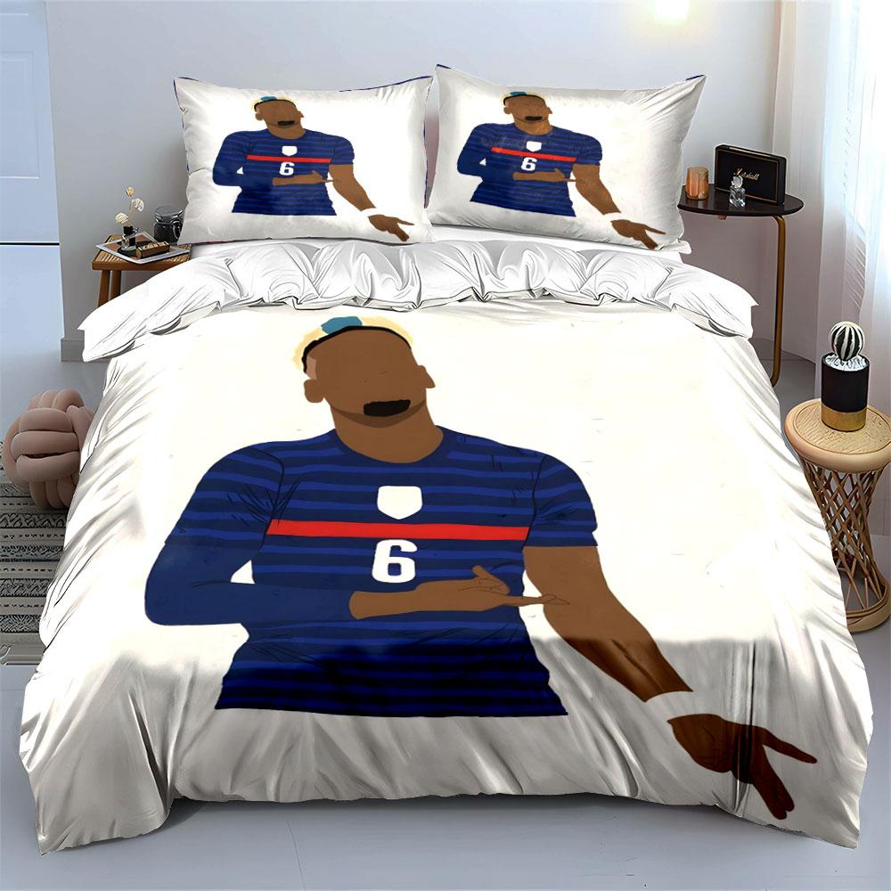 Athlete illustration in uniform. Bedding sets Duvet cover sets Duvet covers Pillowcases(1 * Duvet Cover 2 * Pillowcases without duvet insert)