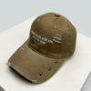 Broken Style Rivet Embroidered Letters Baseball Hats Sunshade Personal New Men Women Versatile Retro Fashion Peaked Caps Street