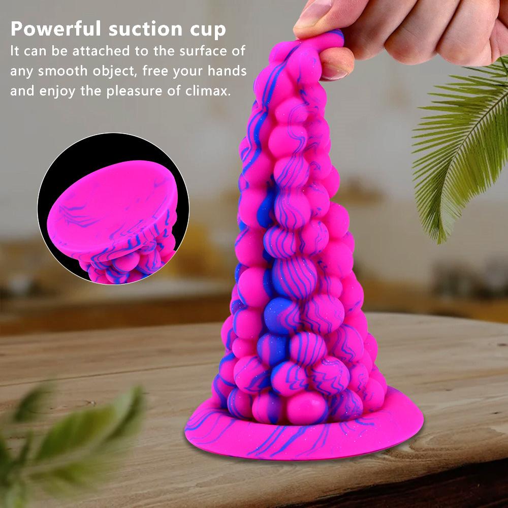 W kształcie stożka Sex Butt Plug Sex Toy Kształt winogron Dildo Anal Plug dla kobiety Włóż pochwę