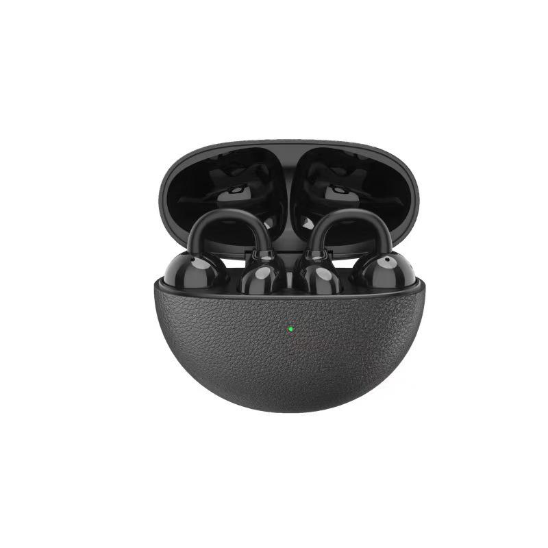 Bluetooth 5.4 Noise Cancelling Gaming Ear Clip Headphones - Wireless, Long Battery, Waterproof