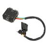 Motorcycle Voltage Regulartor 12V Power Regulator Rectifier 31600‑MS9‑000 Replacement for NTV600 NTV650 Revere