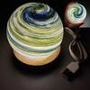 Luminous Glass Sphere 80MM LED Night Light USB Plug In Mini Planet Table Lamp Crystal Ball  Girls