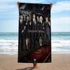 Horror TV The V-Vampire Diaries Bath Towel Microfiber Soft Water Absorbing Breathable For Girl Kids Decorative Beach Towel