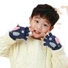 Winter Warm Fingerless Cartoon Gloves for Kids