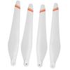 1 Pair Drone Propellers White Carbon Low Noise Powerful Traction Folding Drone Propellers for X9 PLU