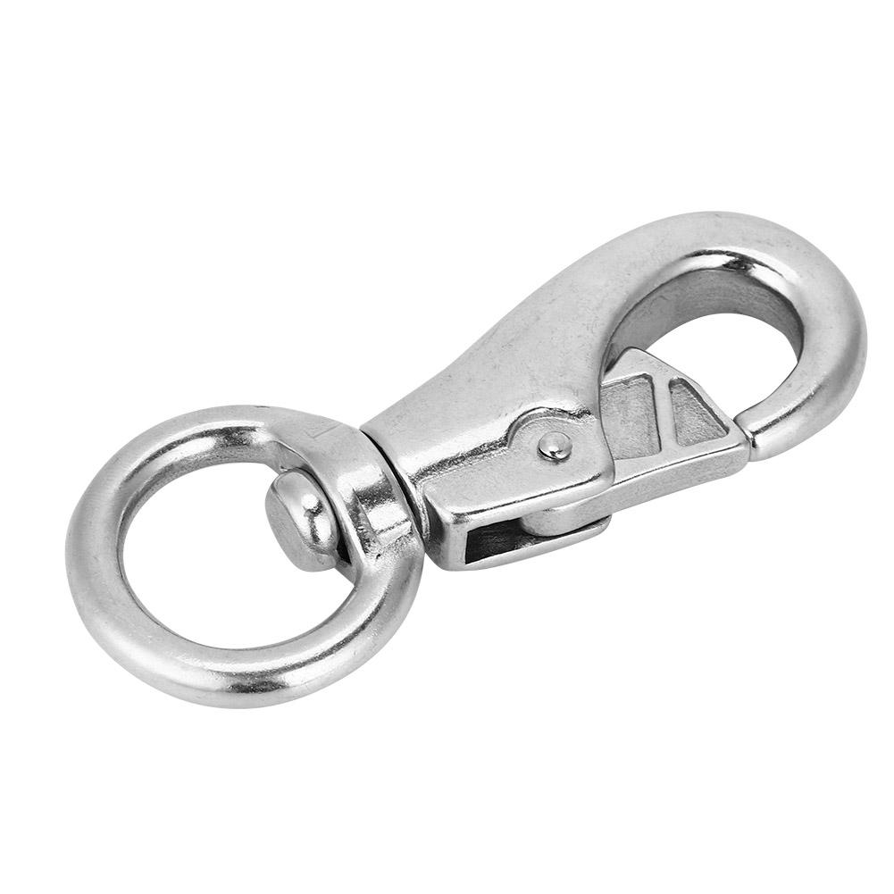 99mm 304 Stainless Steel Diving Snap Hook Swivel Snap Hook for Dog Leashes
