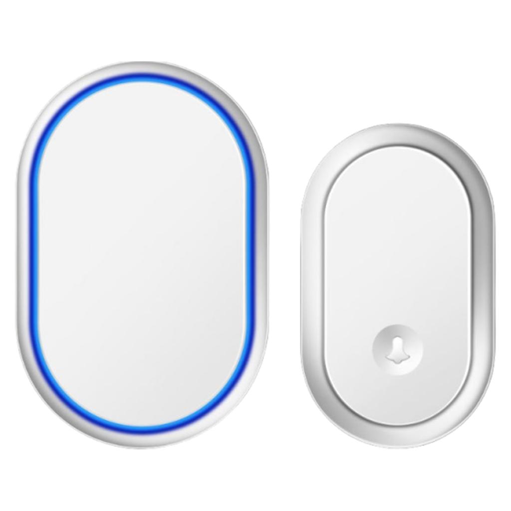 Wireless Doorbell Adjustable Volume Battery Type Welcome Chime Call Bell for Elderly/Patient/Disabled At Home