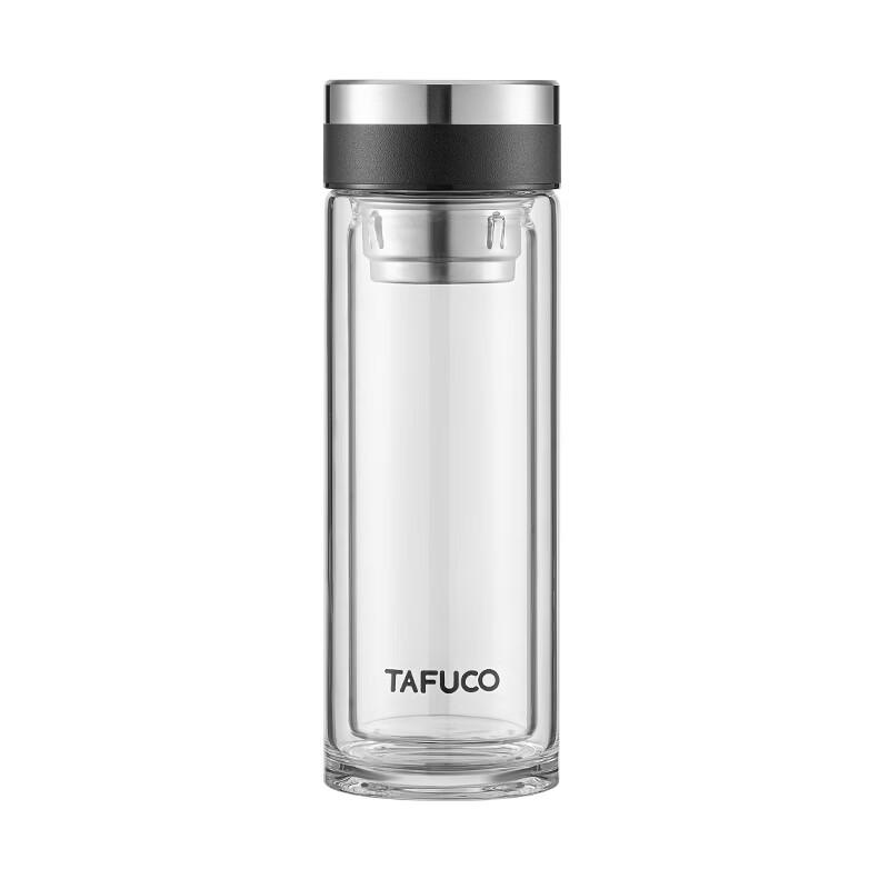 TAFUCO Double-Wall Borosilicate Glass Mug