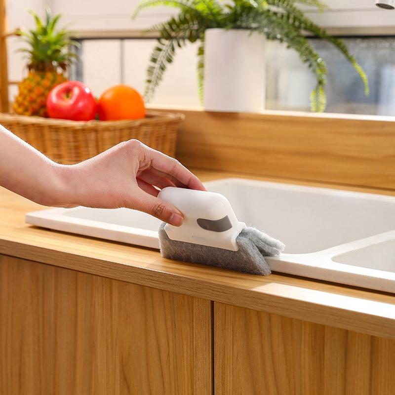 1PC Window Cleaning Brush Windowsill Groove Deadend Cabinet Crevice Brush Removable Household Multifunctional Cleaning Tools