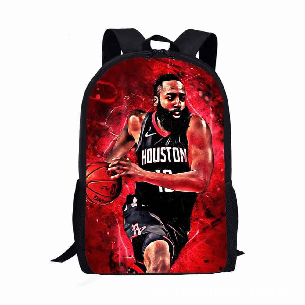Stylish Kobe Curry James Basketball Star Backpack For Kids And Teens