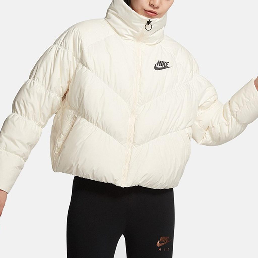 Nike Down Jacket Asia Version, Winter Women's Light Ivory White BV2880-110