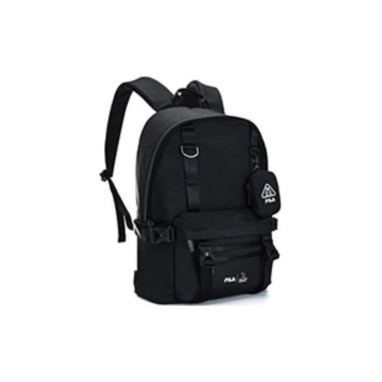 New FILA Fabric Backpack Extra Small Unisex Black F13U319134FBK