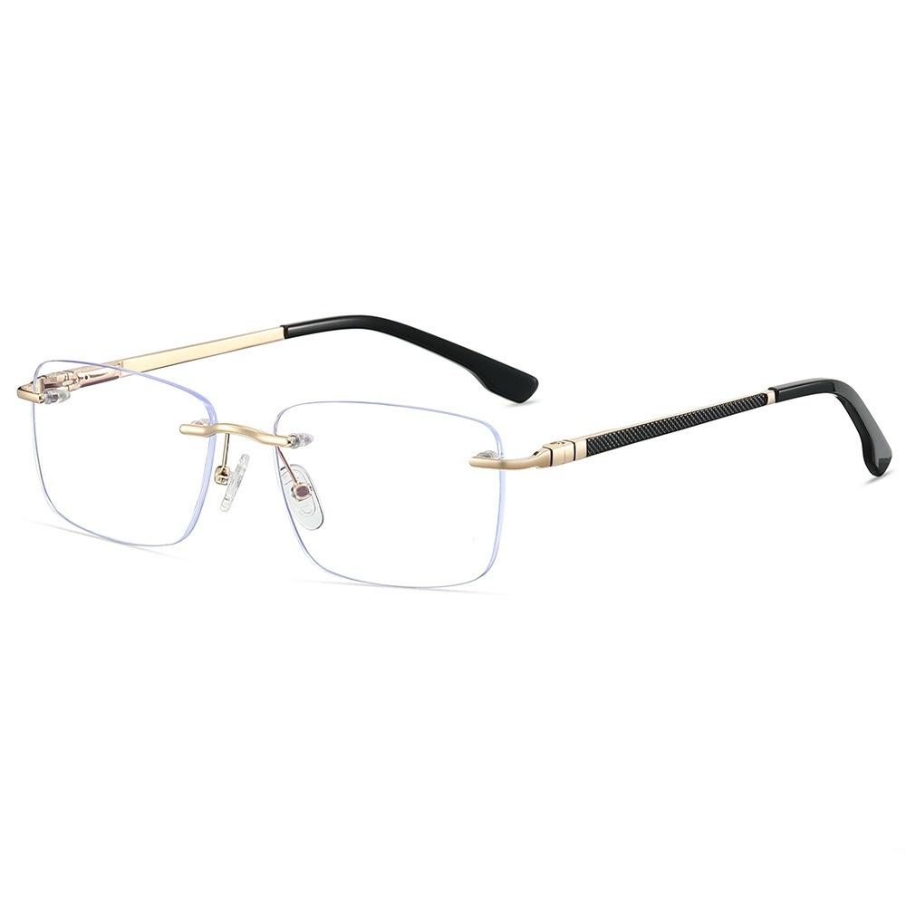 

Men and Women Optical Prescription Rimless Glasses Titanium Alloy Myopia Hyperopia Progressive Multifocal Eyeglasses Frame