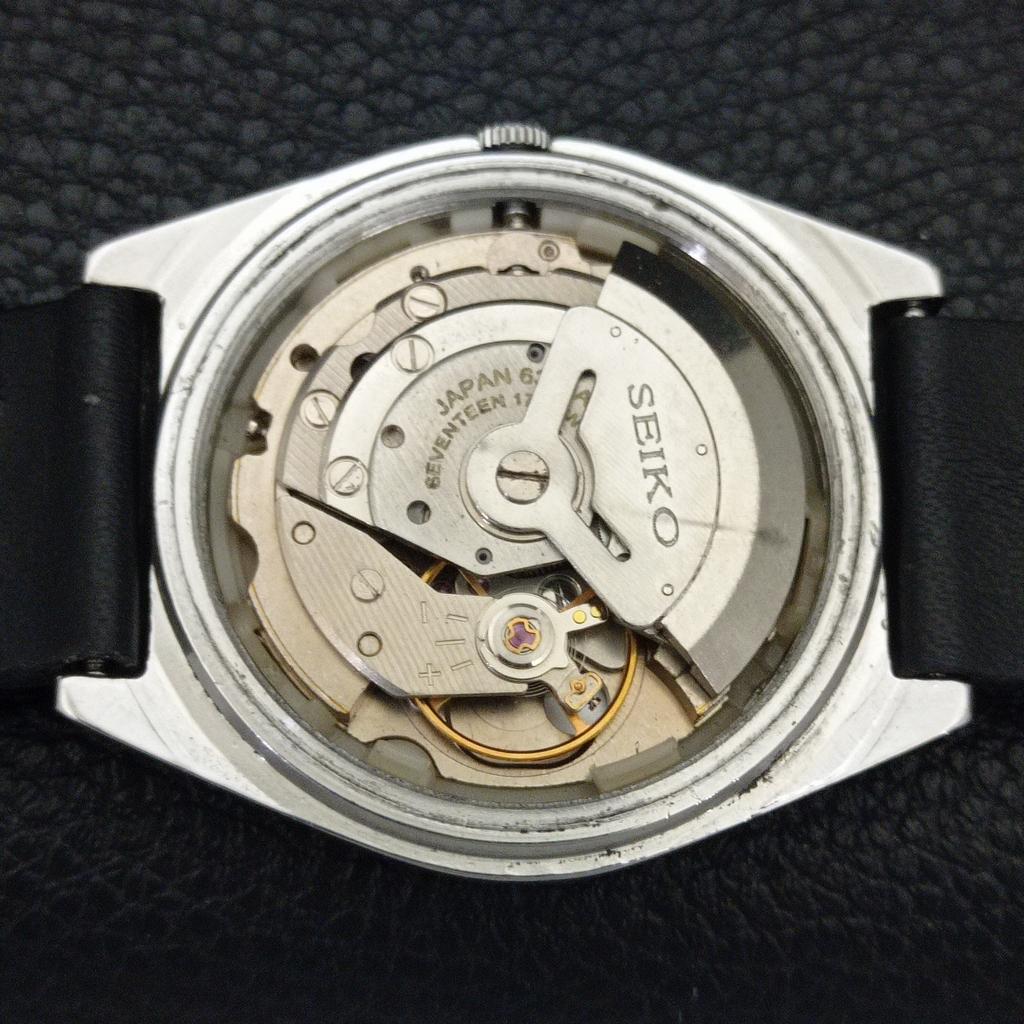 Seiko 5 AUTOMATIC 6309A JAPAN MENS VINTAGE YELLOW COLOR DIAL WATCH A701463-5