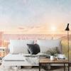 Photomural Summer Sunset Faded Vintage Iq-1219-A Structural Vinyl 416x290