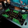Cool Texas Hold Em Table Poker Mouse Pad Nonslip Thickened MousePad Large Writing Lockedge Office Student Gaming Cushion