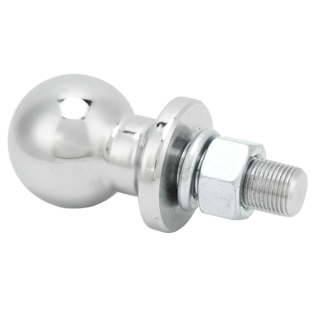 2-Zoll Anhängerkuppelkugel 3/4x1-3/4-Zoll Schaft Universal 3500LBS Langlebiger Stahl Verchromt Wohnwagen Abschleppkugel