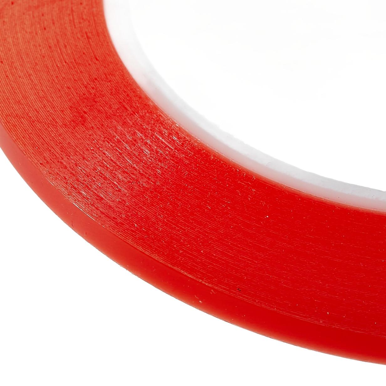 

BEST 0.5cmx25m Strong Adhesive Double-sided Tape Ultra-thin Seamless Repairing Double-sided Tape Red