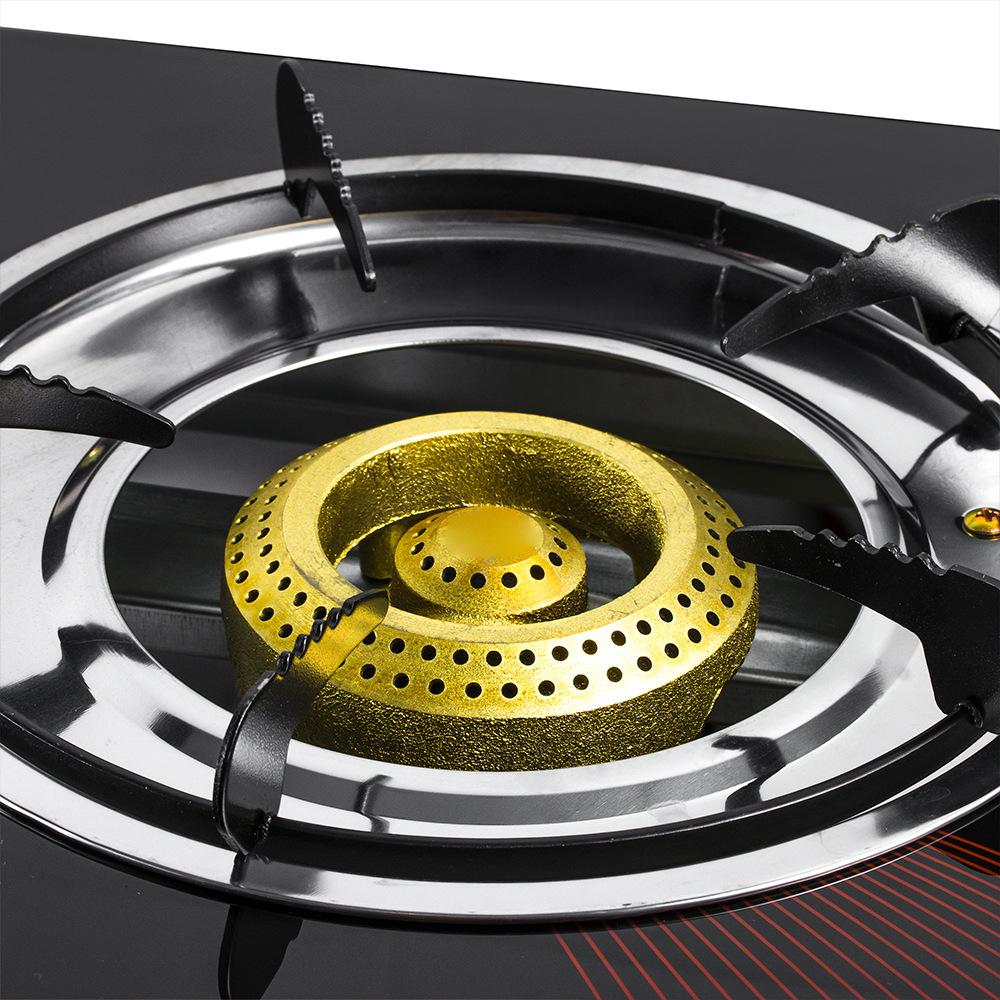 European-Style Three-Burner Stove, Simple Three-Burner Gas Stove