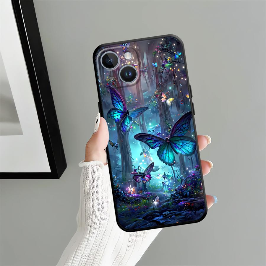 Dream Butterfly Funda Phone Cover Case for Apple iPhone 17 Pro Max 13 Air 14 11 12 XR XS MAX 16 15 Pro 7 8