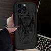 Luxury Punk Black Angel Phone Case For Xiaomi Redmi 9A 9C 10 10C 12 12C K30 K40 K50 Note 10 11 12 13 Pro 5G Cover