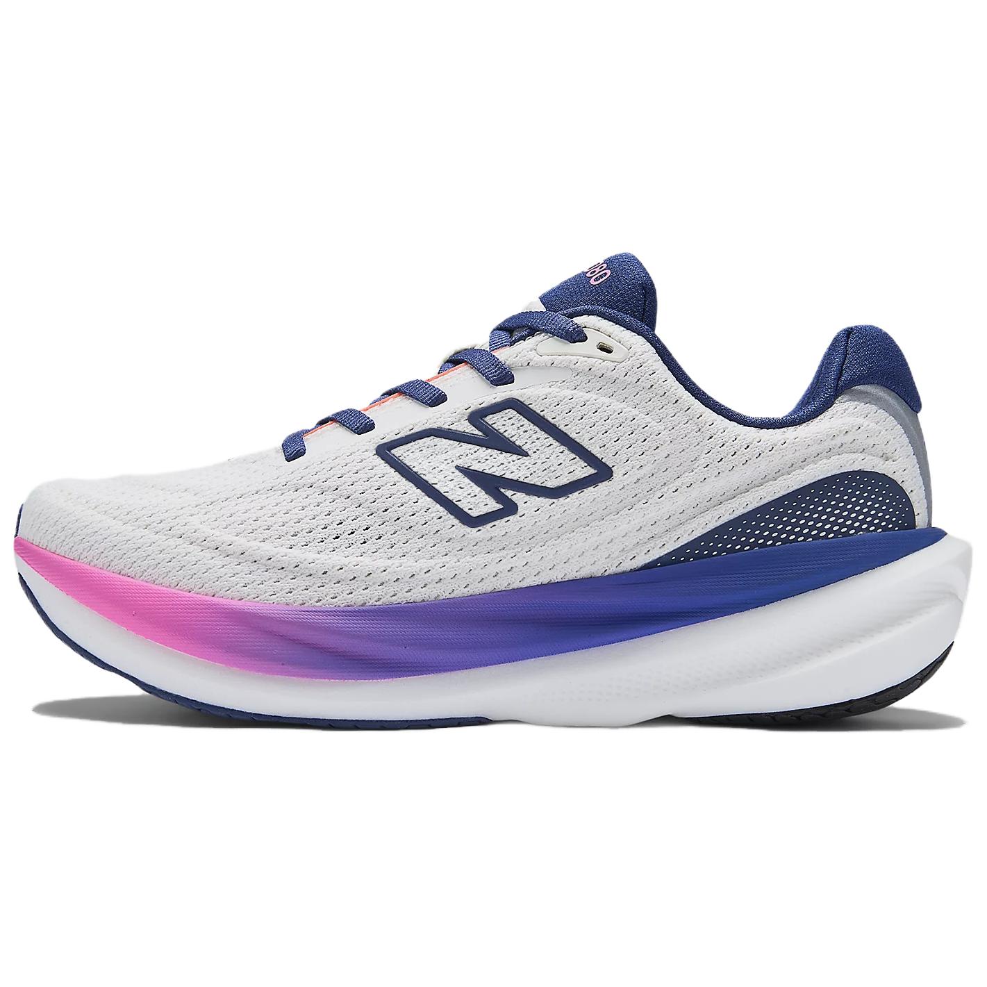 New Balance 1080v15 Comfortable Cushioning Breathable Rebound Casual Running Shoes Women sneaker White W10801L7 36.5