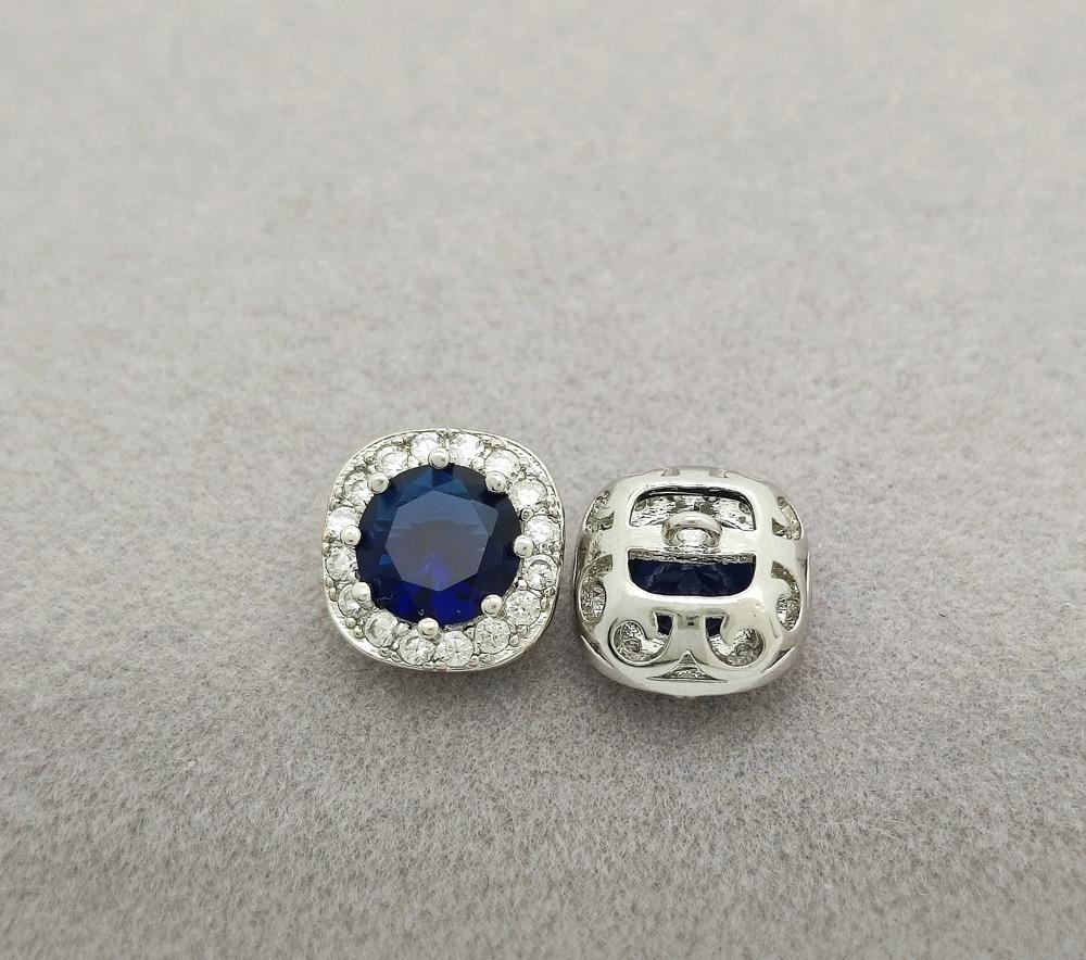 5pc small crystal buttons for sewing Cubic zirconia button for clothing DIY Decorative CZ buttons jewelry for shirts
