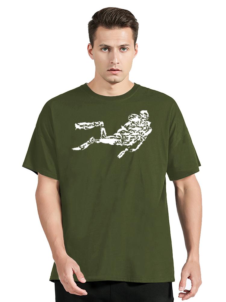 

Scuba Diver Graphic Tshirt Shark Whale Dolphin Divers Cotton Tops Tees Fitness Tshirt Oversized Unisex Tshirt Mens Clothes 3XL