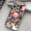China Chic Mosaic Graffiti Green Rattan Phone Case For iPhone 17 15 14 13 11 12 16 Pro Max Plus Mini Transparent Silicone Soft