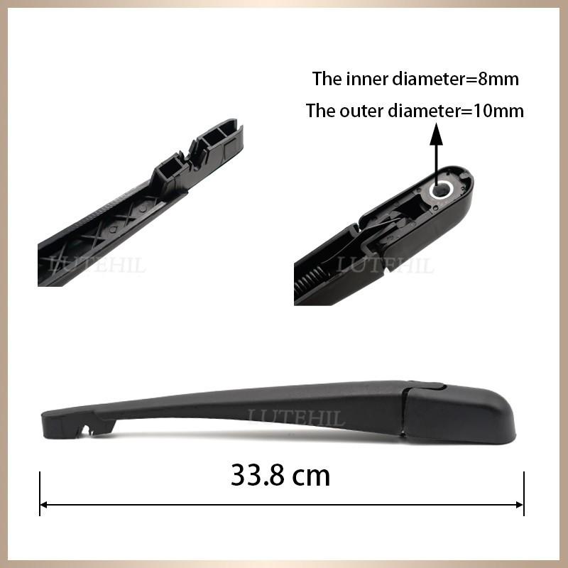 Wiper 14" Rear Wiper Blade & Arm Set Kit For Alfa Romeo Giulietta 940 2010- 2011 2012 2013 Windshield Windscreen Rear Window