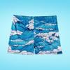 Men's Quick-Dry Flat Leg Plus Size Swim Trunks - Casual Sport Beach Shorts