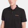 Timberland Casual Breathable Short Sleeve Polo Shirt Men Tops Black A41C5-001