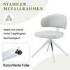 Modern Swivel Chair with Metal Frame, Comfortable Upholstery, 360 degrees Rotatable, Ideal for Office & Living Room