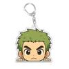 For OPTCG Card Keychain Luffy Nami Nico Brook Backpack Pendant Anime Game Fans Gift Recycled Acrylic Decoration Rare Card Toy