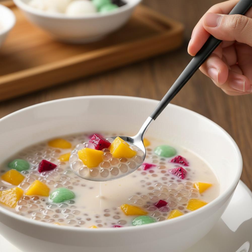 20*4 Cm/7.87*1.57 In Stainless Steel Spoon 1/2PCS Unusual for Dessert Honey Salad Tea Coffee Spoons Kitchen Bar Accessories