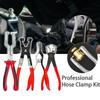 Kit Fascette per Tubi 4pz/Set, Sgancio Linea Carburante, Pinze Sgancio Elettrico per Veicoli, Set di Attrezzi Pinze Rimuovi Tubi