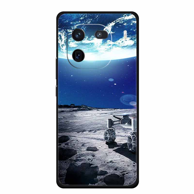Phone Case For Vivo iQOO 12 Case iQOO12 Pro Funda Black Silicone Soft Back Cover Coque For Vivo iQOO 12 Pro Case 6.78" Capas Bag