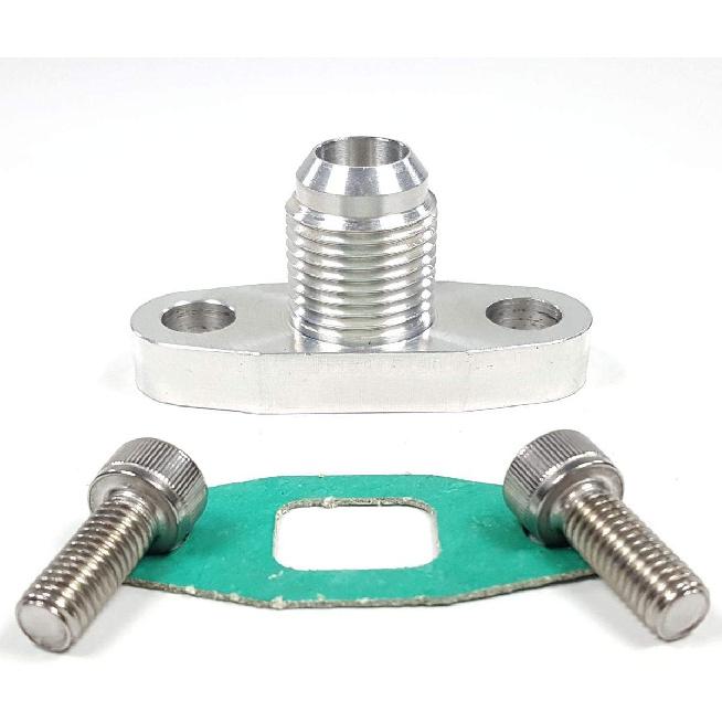 10AN Oil Return Drain Flange For Borg Warner Turbo S200 S300 S400 S500 S200-SXE Aluminum