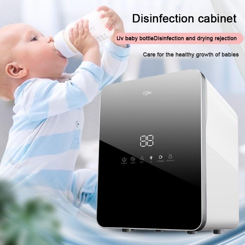 3 In 1 18L Milk Bottle Sterilizer Large Capacity Baby Bottle Sterilization Dryer Smart Storage Disinfection Cabinet