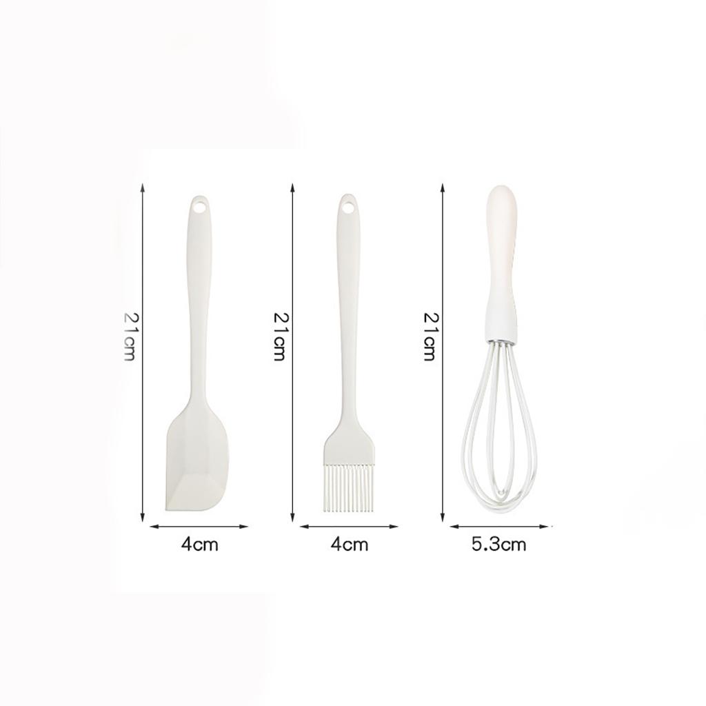 Set Copt Silicon Spatulă Răzuitor Cremă Tort Bucătărie Casnică Tel Ou Perie Ulei Barbecue Gadget Consumabile Bucătărie