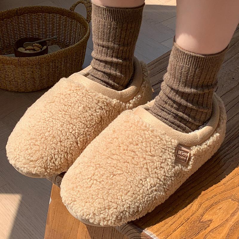 Cotton Shoes, Women's Shoes, Home Slippers, Padded and Anti-slip Design