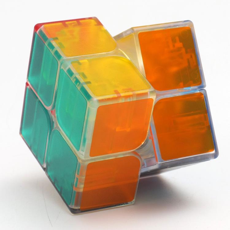 

Transparent Frosted Six-Color Puzzle Toy for Children - Beginner s Magic Cube